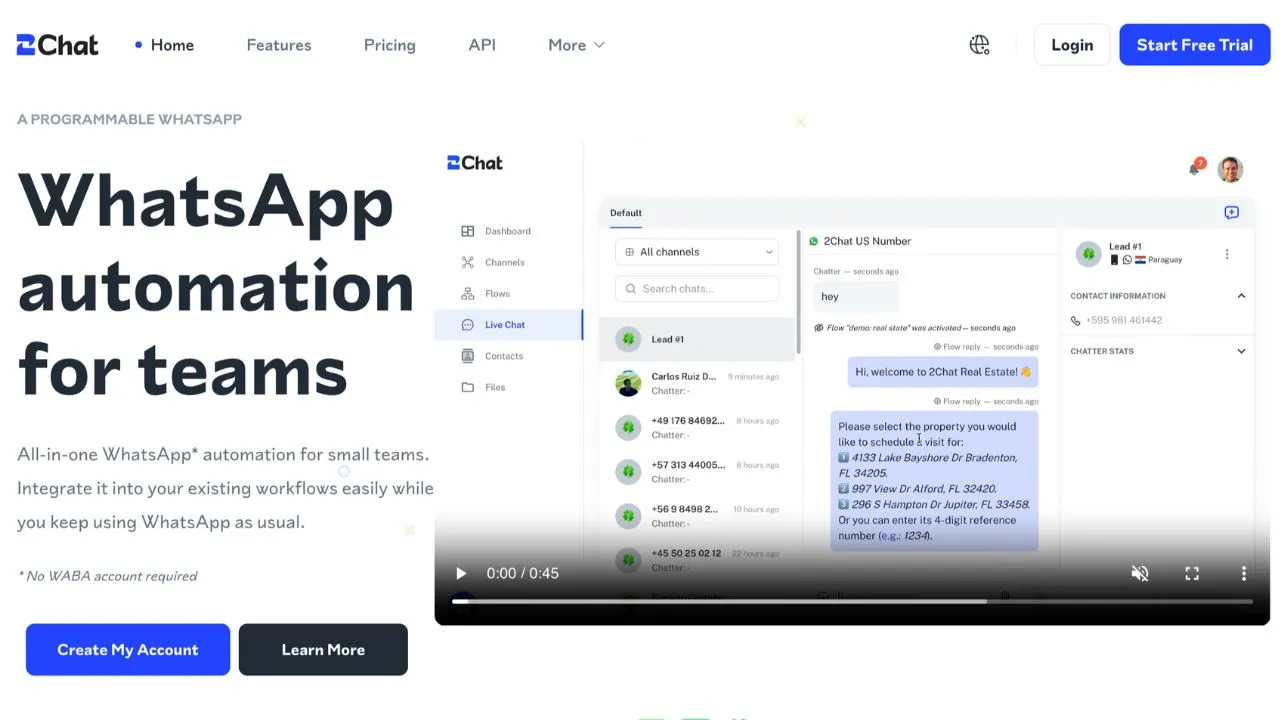 2Chat AI WhatsApp Automation Tool Review