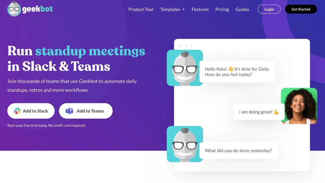 Geekbot AI Team Management Tool Review