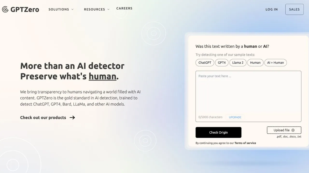 GPTZero AI Content Detection Tool Review