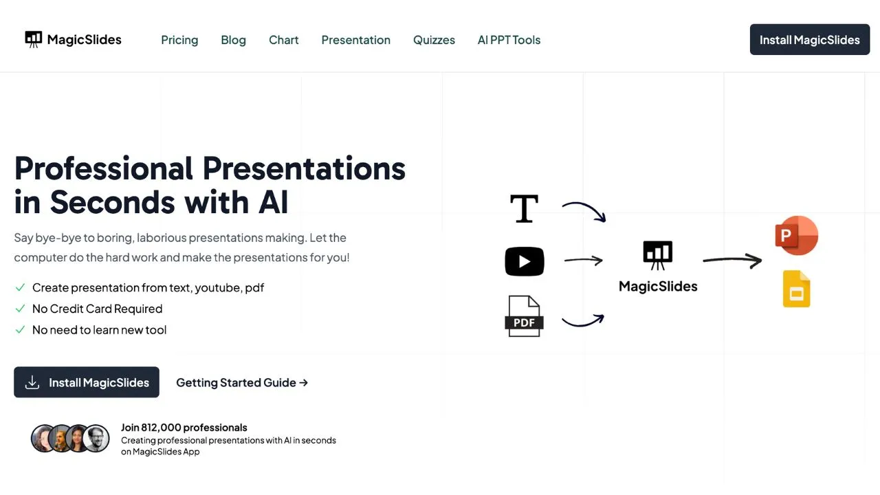 MagicSlides AI Presentation Generator App Review