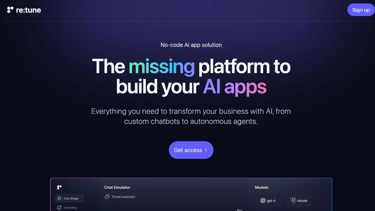 Retune.so AI Custom Chatbot Builder Review