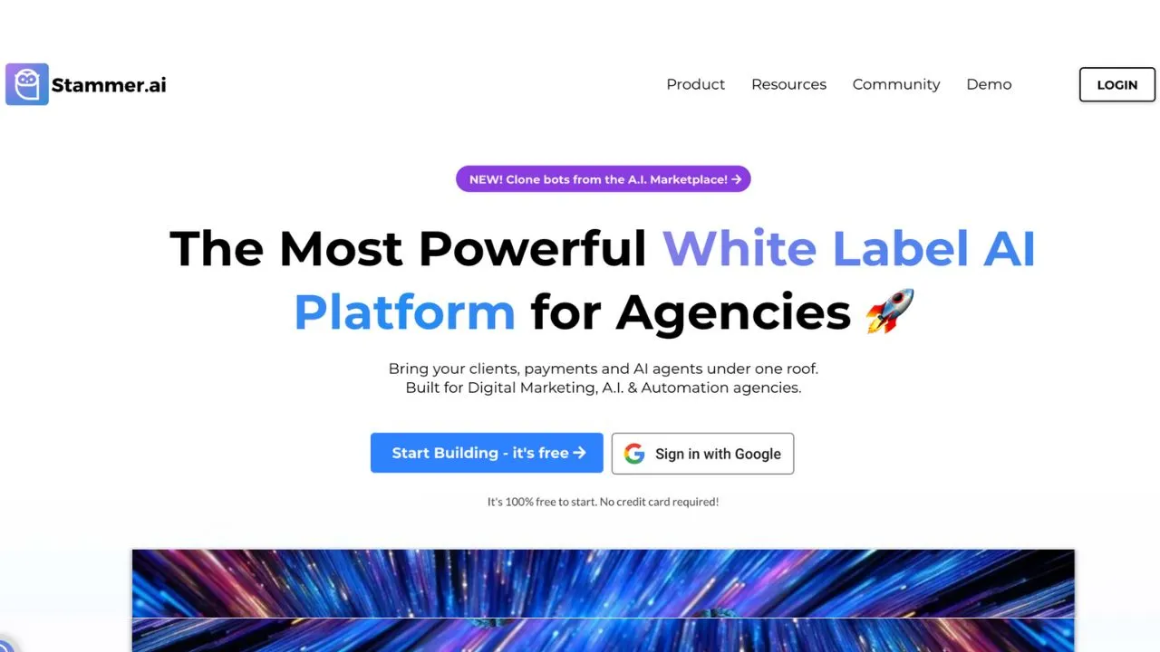 Stammer.ai AI White Label SAAS Platform Review