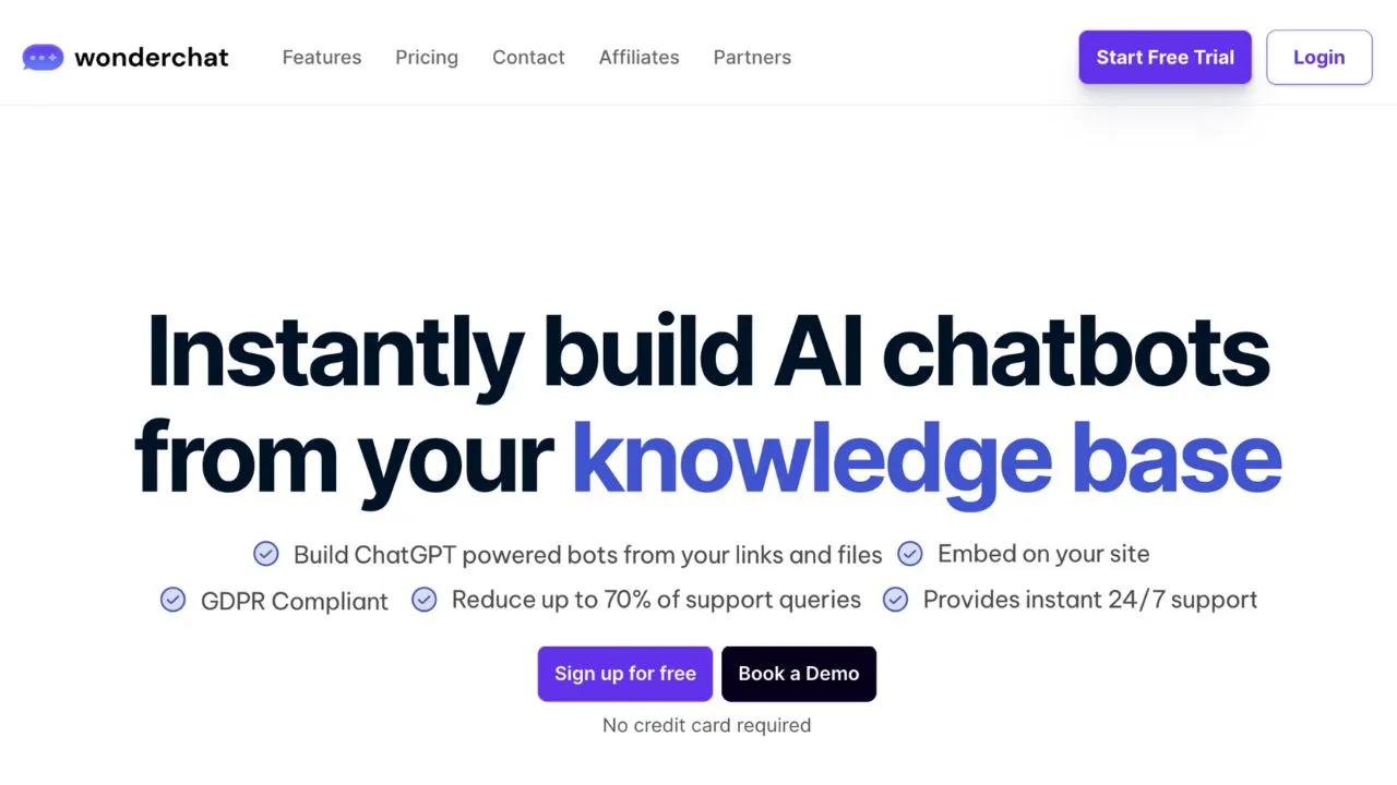 Wonderchat AI Chatbot Builder Review